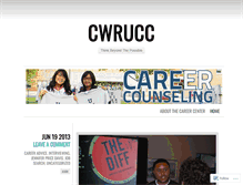 Tablet Screenshot of cwrucc.wordpress.com