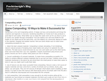Tablet Screenshot of peachtrimright.wordpress.com