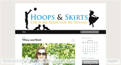 Desktop Screenshot of hoopsandskirts.wordpress.com