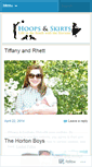 Mobile Screenshot of hoopsandskirts.wordpress.com