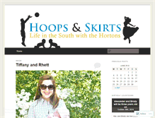 Tablet Screenshot of hoopsandskirts.wordpress.com