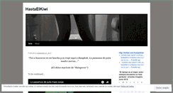 Desktop Screenshot of hastaelkiwi.wordpress.com