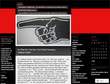Tablet Screenshot of bigfoamfinger.wordpress.com