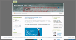Desktop Screenshot of pasandodelalinea.wordpress.com