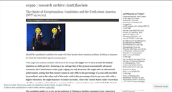 Desktop Screenshot of ce399fascism.wordpress.com