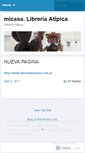 Mobile Screenshot of libreriamicasa.wordpress.com