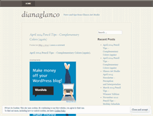 Tablet Screenshot of dianaglanco.wordpress.com