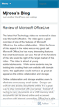 Mobile Screenshot of mjrosa.wordpress.com