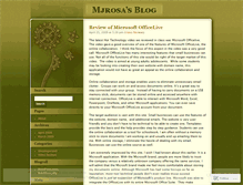 Tablet Screenshot of mjrosa.wordpress.com