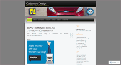 Desktop Screenshot of cadamurodesign.wordpress.com