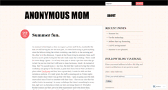 Desktop Screenshot of anonymousmomoftwo.wordpress.com