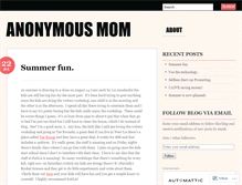 Tablet Screenshot of anonymousmomoftwo.wordpress.com