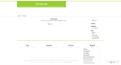 Desktop Screenshot of piadayspa.wordpress.com
