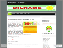 Tablet Screenshot of dilname.wordpress.com
