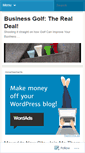 Mobile Screenshot of businessgolf.wordpress.com