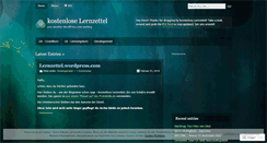 Desktop Screenshot of lernzettel.wordpress.com