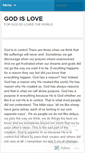 Mobile Screenshot of godislove7.wordpress.com