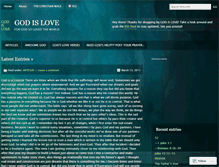 Tablet Screenshot of godislove7.wordpress.com