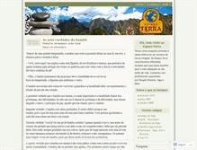 Tablet Screenshot of espacoterracuritiba.wordpress.com
