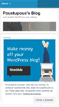 Mobile Screenshot of poustupous.wordpress.com