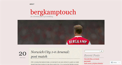Desktop Screenshot of bergkamptouch.wordpress.com
