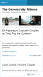 Mobile Screenshot of gentribune.wordpress.com