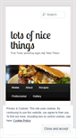 Mobile Screenshot of lotsofnicethings.wordpress.com