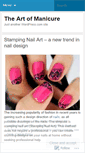 Mobile Screenshot of manicuresart.wordpress.com