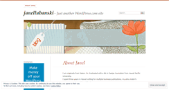 Desktop Screenshot of janellubanski.wordpress.com