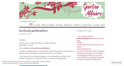 Desktop Screenshot of garbieaffairs.wordpress.com