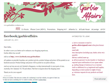 Tablet Screenshot of garbieaffairs.wordpress.com