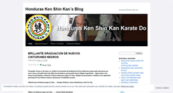 Desktop Screenshot of honduraskenshinkan.wordpress.com