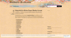 Desktop Screenshot of mobiliario.wordpress.com