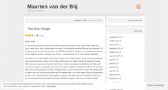 Desktop Screenshot of maartenvanderblij.wordpress.com
