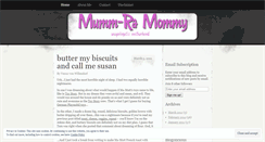 Desktop Screenshot of mummramommy.wordpress.com