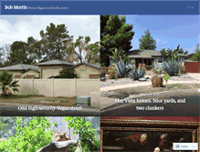 Tablet Screenshot of bobmorris.wordpress.com