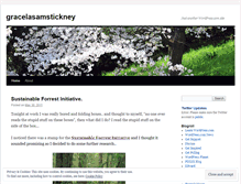 Tablet Screenshot of gracelasamstickney.wordpress.com