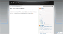 Desktop Screenshot of centerpost.wordpress.com