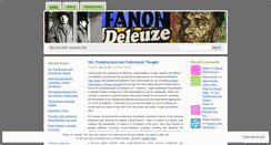 Desktop Screenshot of fanondeleuze.wordpress.com