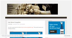 Desktop Screenshot of northcountryfiberfair.wordpress.com