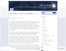 Tablet Screenshot of lighttheworld.wordpress.com