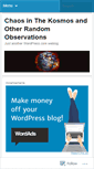 Mobile Screenshot of chaosinthekosmos.wordpress.com