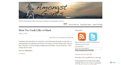 Desktop Screenshot of amongstgiants.wordpress.com