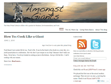 Tablet Screenshot of amongstgiants.wordpress.com