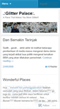 Mobile Screenshot of glitterpury.wordpress.com