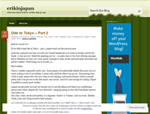 Tablet Screenshot of erikinjapan.wordpress.com