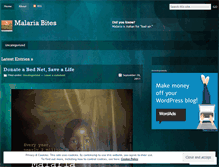 Tablet Screenshot of malariabites.wordpress.com