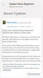 Mobile Screenshot of onlinenewsreporter.wordpress.com
