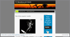 Desktop Screenshot of fcbarcelonatickets2.wordpress.com