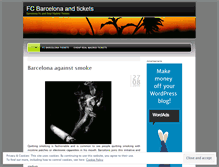 Tablet Screenshot of fcbarcelonatickets2.wordpress.com